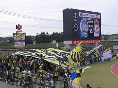 ケーズデンキスタジアム水戸にて